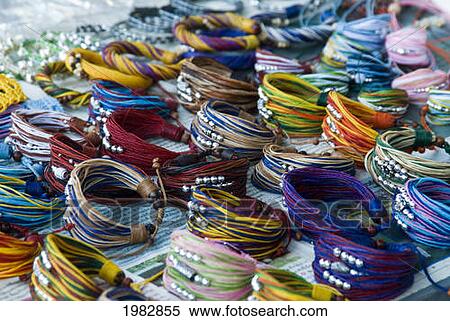 Colourful bracelets; Mae Hong Song Province, Thailand View Large Photo Image Stock Photography - Colourful bracelets; Mae Hong Song Province, Thailand. Fotosearch