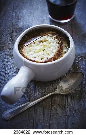 French onion soup View Large Photo Image Stock Image - French onion soup. Fotosearch