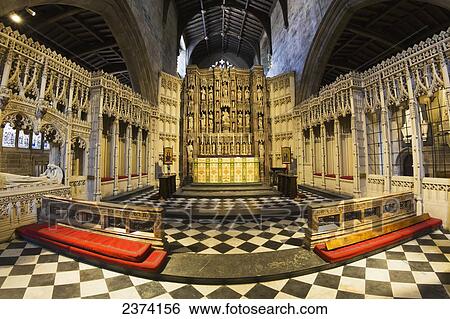 Interior of a church altar; Newcastle, Tyne and Wear, England View Large Photo Image Stock Photograph - Interior of a church altar; Newcastle, Tyne and Wear, England. Fotosearch