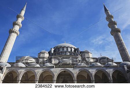 Stock Image - Islamic mosque; Istanbul, Turkey. Fotosearch