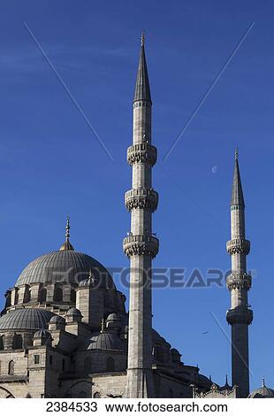 Stock Image - Islamic mosque; Istanbul, Turkey. Fotosearch