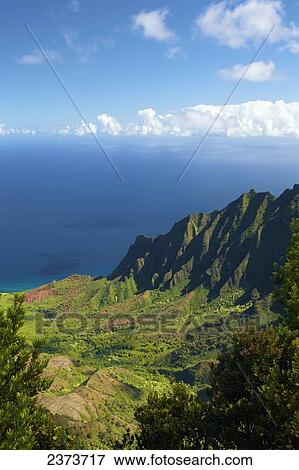 Kalalau Valley and Kalalau Lookout along the Na Pali coast; Kauai, Hawaii, United States of America View Large Photo Image Stock Photo - Kalalau Valley and Kalalau Lookout along the Na Pali coast; Kauai, Hawaii, United States of America. Fotosearch