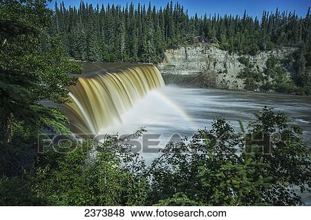 Lady Evelyn Falls on the Kakisa River; Northwest Territories, Canada View Large Photo Image Stock Photo - Lady Evelyn Falls on the Kakisa River; Northwest Territories, Canada. Fotosearch