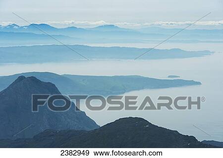 Looking across the Cuillin of Skye towards the mainland; Isle of Skye, Scotland View Large Photo Image Stock Photo - Looking across the Cuillin of Skye towards the mainland; Isle of Skye, Scotland. Fotosearch
