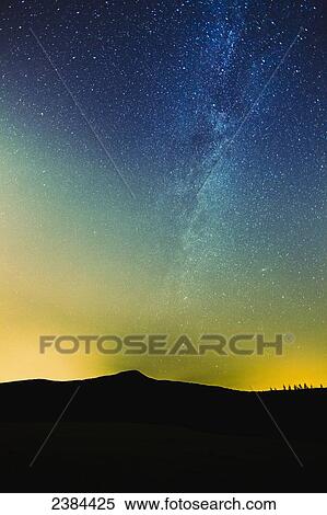 Milky way visible in the sky over Mount Pinnacle; Frelighsburg, Eastern Townships, Quebec, Canada View Large Photo Image Stock Photography - Milky way visible in the sky over Mount Pinnacle; Frelighsburg, Eastern Townships, Quebec, Canada. Fotosearch