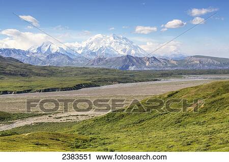 Scenic view of Denali (Mt. McKinley) near Eielson Visitor Center, Denali National Park and Preserve; Alaska, United States of America View Large Photo Image Stock Image - Scenic view of Denali (Mt. McKinley) near Eielson Visitor Center, Denali National Park and Preserve; Alaska, United States of America. Fotosearch