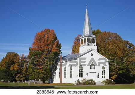 Stock Photography - St. James Anglican Church; Quebec, Canada. Fotosearch