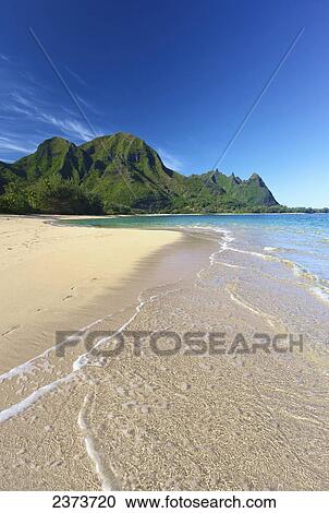 Stock Image - Tunnels beach; Kauai, Hawaii, United States of America. Fotosearch