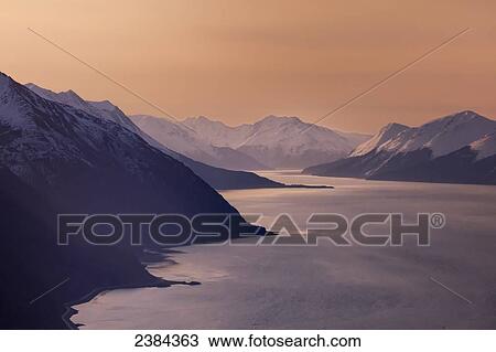 Turnagain Arm and Seward Highway view from a helicopter; Alaska, United States of America View Large Photo Image Stock Image - Turnagain Arm and Seward Highway view from a helicopter; Alaska, United States of America. Fotosearch