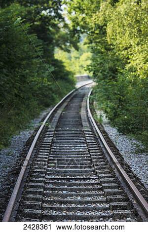 Abandoned railway track near Clecy, Swiss Normandy; Normandy, France View Large Photo Image Stock Image - Abandoned railway track near Clecy, Swiss Normandy; Normandy, France. Fotosearch