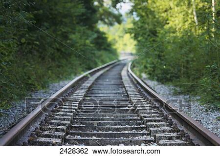 Abandoned railway track near Clecy, Swiss Normandy; Normandy, France View Large Photo Image Stock Image - Abandoned railway track near Clecy, Swiss Normandy; Normandy, France. Fotosearch