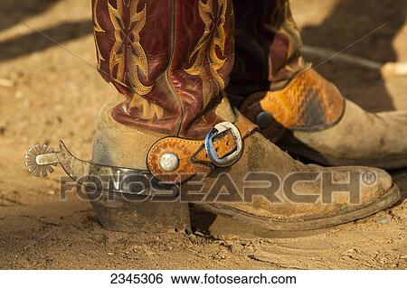 bota de vaqueiro com espora