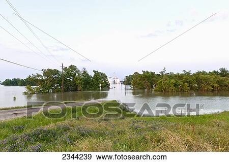 Agriculture - Grain elevator flooded by the Mississippi River flood of 2011 / Goodrich Landing, Louisiana, USA. View Large Photo Image Stock Photo - Agriculture - Grain elevator flooded by the Mississippi River flood of 2011 / Goodrich Landing, Louisiana, USA.. Fotosearch