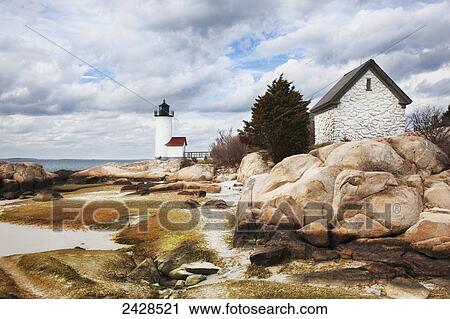 Annisquam Lighthouse; New England, Massachusetts, United States of America View Large Photo Image Stock Image - Annisquam Lighthouse; New England, Massachusetts, United States of America. Fotosearch