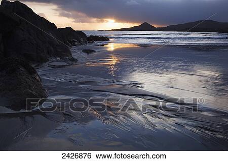 Stock Photograph - At White Strand, near Castlecove; County Kerry, Ireland. Fotosearch