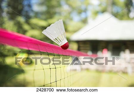Badminton shuttle cock flying over badminton net; Muskoka, Ontario, Canada View Large Photo Image Stock Image - Badminton shuttle cock flying over badminton net; Muskoka, Ontario, Canada. Fotosearch