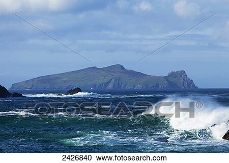 Blasket Islands viewed from Clogher beach; County Kerry, Ireland View Large Photo Image Stock Image - Blasket Islands viewed from Clogher beach; County Kerry, Ireland. Fotosearch