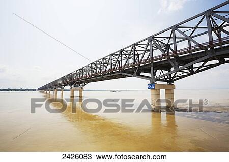 Bridge over the Irrawaddy river, near Bagan; Mandalay Region, Burma View Large Photo Image Stock Image - Bridge over the Irrawaddy river, near Bagan; Mandalay Region, Burma. Fotosearch