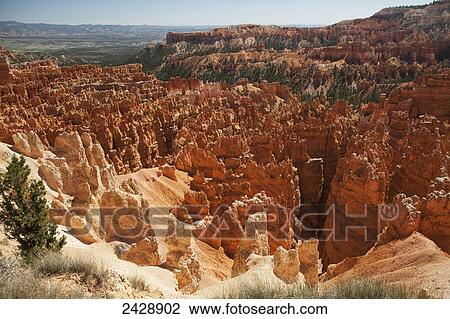 Stock Image - Bryce Canyon from Inspiration Point, Bryce Canyon National Park; Utah, United States of America. Fotosearch
