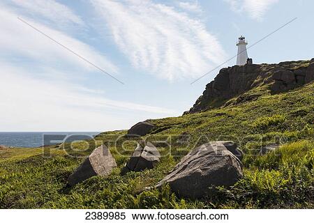 Cape Spear lighthouse on a cliff; St. John's, Newfoundland and Labrador, Canada View Large Photo Image Stock Photography - Cape Spear lighthouse on a cliff; St. John's, Newfoundland and Labrador, Canada. Fotosearch