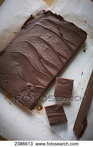 Chocolate fudge squares View Large Photo Image Stock Image - Chocolate fudge squares. Fotosearch