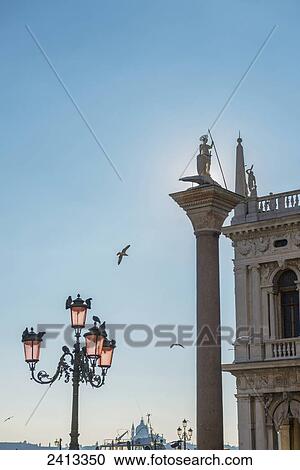 Stock Image - Church of the Salute; Venice, Italy. Fotosearch