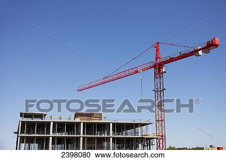 Concrete building construction and crane; Edmonton, Alberta, Canada View Large Photo Image Stock Image - Concrete building construction and crane; Edmonton, Alberta, Canada. Fotosearch