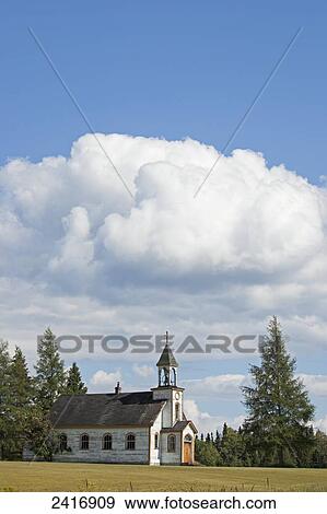 Country church on a hill; Thunder Bay, Ontario, Canada View Large Photo Image Stock Photo - Country church on a hill; Thunder Bay, Ontario, Canada. Fotosearch