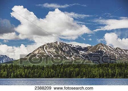 Foothills of the Alaska range and Byers lake, Denali State Park; Alaska, United States of America View Large Photo Image Stock Photo - Foothills of the Alaska range and Byers lake, Denali State Park; Alaska, United States of America. Fotosearch