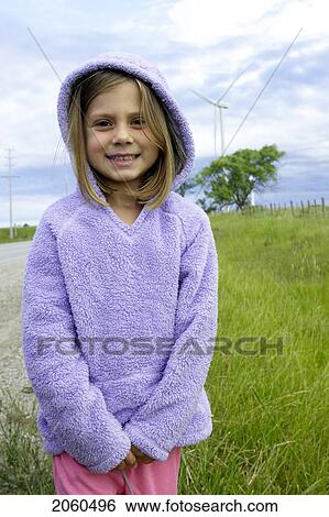 Girl Standing In Front Of Wind Turbine, Tiverton, Bruce Peninsula, Ontario View Large Photo Image Stock Photograph - Girl Standing In Front Of Wind Turbine, Tiverton, Bruce Peninsula, Ontario. Fotosearch