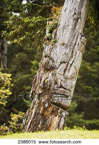 Haida mortuary pole; Haida Gwaii, British Columbia, Canada View Large Photo Image Stock Photography - Haida mortuary pole; Haida Gwaii, British Columbia, Canada. Fotosearch