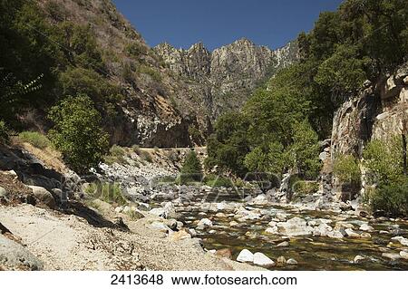 Kings River, back of Kings Canyon, Kings Canyon National Park; California, United States of America View Large Photo Image Stock Photo - Kings River, back of Kings Canyon, Kings Canyon National Park; California, United States of America . Fotosearch