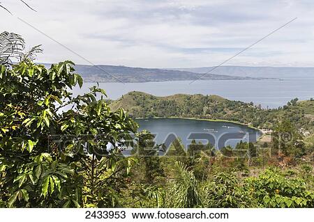 Stock Image - Lake Toba, North Sumatra, Indonesia. Fotosearch