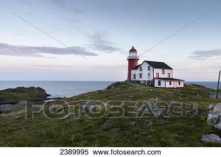 Lighthouse on the atlantic coast; Calvert, Newfoundland and Labrador, Canada View Large Photo Image Stock Photography - Lighthouse on the atlantic coast; Calvert, Newfoundland and Labrador, Canada. Fotosearch
