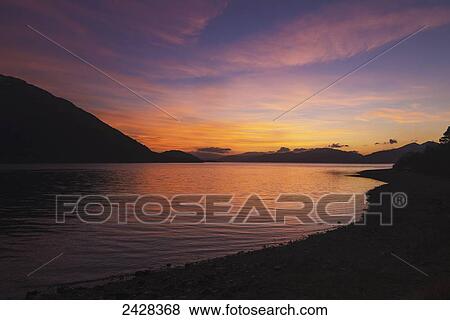 Loch Linnhe at dusk from Onich; Scotland View Large Photo Image Stock Photo - Loch Linnhe at dusk from Onich; Scotland. Fotosearch