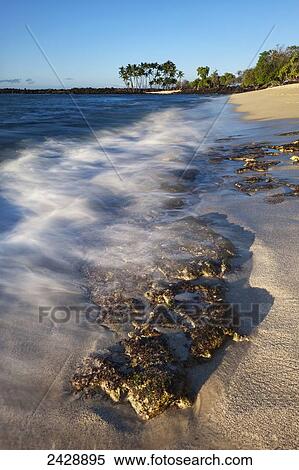 Mahaiula Beach and surf, Kona Coast; Kona, Big Island, Hawaii, United States of America View Large Photo Image Stock Photography - Mahaiula Beach and surf, Kona Coast; Kona, Big Island, Hawaii, United States of America. Fotosearch