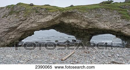Natural rock arches along the water's edge; Portland Creek, Newfoundland and Labrador, Canada View Large Photo Image Stock Photography - Natural rock arches along the water's edge; Portland Creek, Newfoundland and Labrador, Canada. Fotosearch
