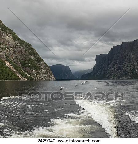 Stock Image - Norris Point in Gros Morne National Park; Newfoundland, Canada. Fotosearch