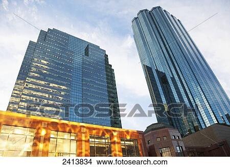 Office towers in downtown Edmonton; Edmonton, Alberta, Canada View Large Photo Image Picture - Office towers in downtown Edmonton; Edmonton, Alberta, Canada. Fotosearch