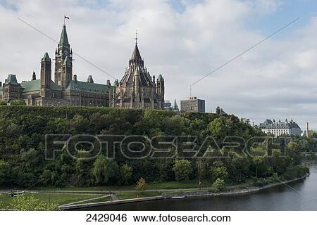 Stock Photograph - Parliament Hill; Ottawa, Ontario, Canada. Fotosearch