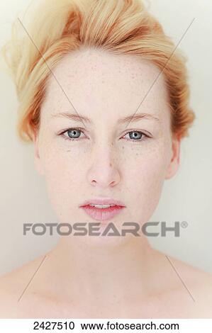 Portrait of a woman with natural beauty and bare shoulders; New South Wales, Australia View Large Photo Image Stock Image - Portrait of a woman with natural beauty and bare shoulders; New South Wales, Australia. Fotosearch