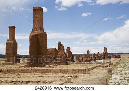 Remains of buildings at Fort Union National Monument; New Mexico, United States of America View Large Photo Image Stock Photograph - Remains of buildings at Fort Union National Monument; New Mexico, United States of America. Fotosearch