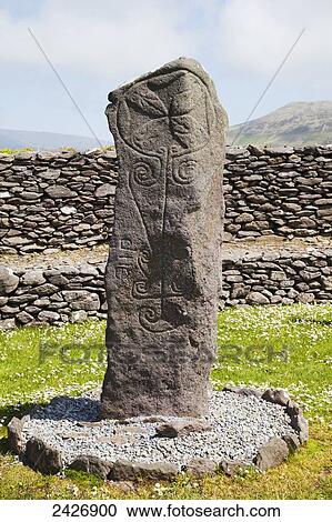 Riasc Monastic Settlement, near Dingle; County Kerry, Ireland View Large Photo Image Stock Image - Riasc Monastic Settlement, near Dingle; County Kerry, Ireland. Fotosearch
