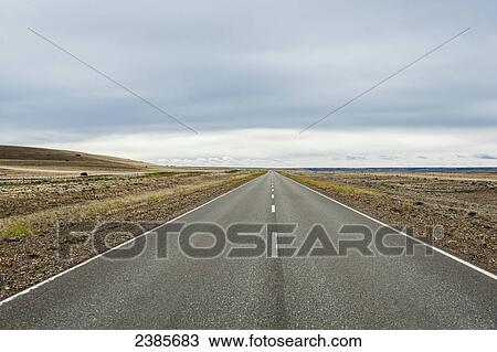 Road stretching into the distance; Esperanza, Santa Cruz, Argentina View Large Photo Image Stock Image - Road stretching into the distance; Esperanza, Santa Cruz, Argentina. Fotosearch