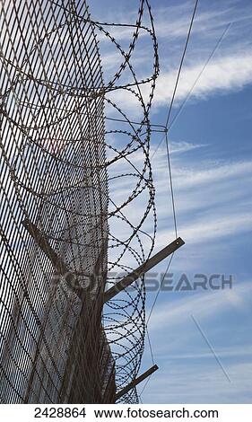 Robben Island metal fence; Cape Town, South Africa View Large Photo Image Picture - Robben Island metal fence; Cape Town, South Africa. Fotosearch