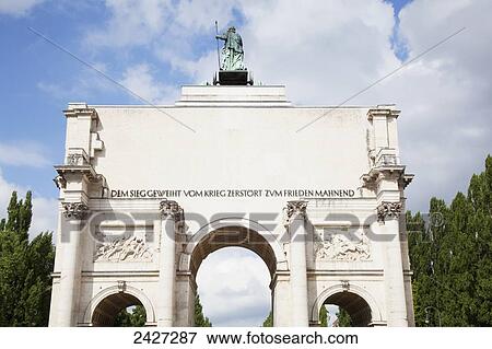 Siegestor, the Victory Gate; Munich, Bayern, Germany View Large Photo Image Stock Photo - Siegestor, the Victory Gate; Munich, Bayern, Germany. Fotosearch