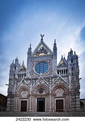 Stock Image - Siena Cathedral; Siena, Italy. Fotosearch