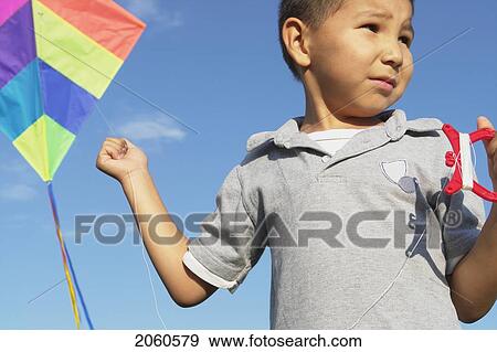 Six Year Old Boy With Kite, Winnipeg, Canada View Large Photo Image Stock Photo - Six Year Old Boy With Kite, Winnipeg, Canada. Fotosearch