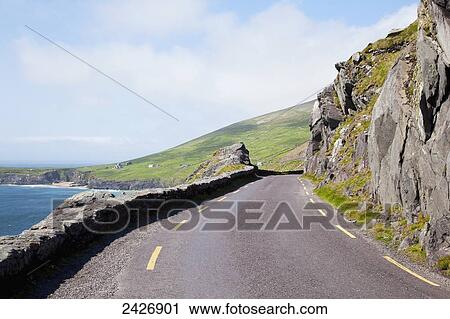 Stock Image - Slea Head, near Dinquim; Dingle, County Kerry, Ireland. Fotosearch