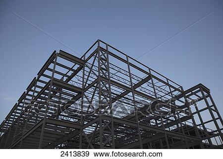 Steel building under construction; Edmonton, Alberta, Canada View Large Photo Image Stock Photo - Steel building under construction; Edmonton, Alberta, Canada. Fotosearch